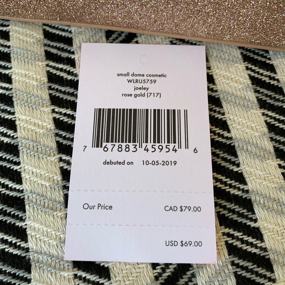 Small dome cosmetic rose gold Kate spade new - Picture 6 of 7